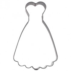 Cortapastas vestido sin tirantes inox Stadter