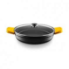 Cacerola Castey Yellow Line 32cm en Casa Rex
