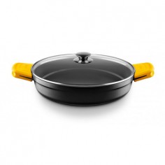 SARTEN INDUCCION CASTEY MANGO DESMONTABLE NEGRO