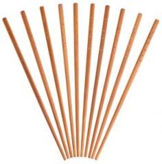 Palillos orientales de bambú