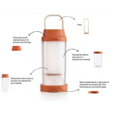 Veggie drink maker ideal para bebidas sin lactosa