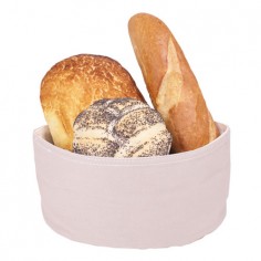 Panera de tela redonda para servir pan, bollería,.. - En Casa Rex
