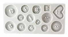 Molde botones 3D silicona 2