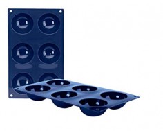 Molde silicona semiesfera 6 cavidades 6cm Ibili - en Casa Rex
