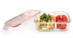 Contenedor cristal con separador 950ml Iris