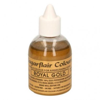 Colorante alimentario para aerógrafo Royal Gold Sugairflair
