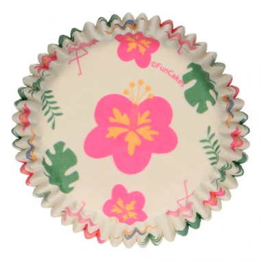 Pack 48 bases para cupcake Tropical Funcakes
