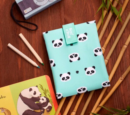 Boc n roll Animals Panda: porta bocadillos reutilizable - Casa Rex
