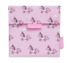 Porta desayunos infatil unicornios reutilizable Snack n go 2