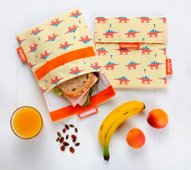 Snack n Go Animals Dinosaurios: porta meriendas reutilizable -Rex