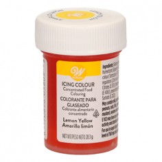 Colorante alimentario en gel Wilton amarillo limón - Casa Rex