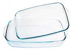 Bandeja rectangular borosilicato 39x24cm OCuisine 2