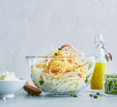 Cortador de espaguetis y sacapuntas para verduras y hortalizas