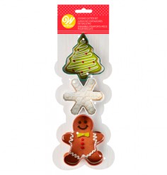 Molde galletas navidad Wilton