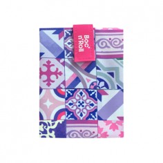 Porta bocadillos reutilizable Boc'n'roll Patchwork rosa 2
