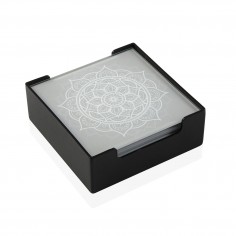 Set 6 posavasos cristal Mandalas Versa