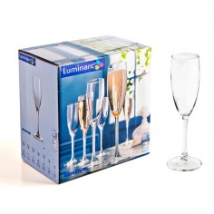 Set 6 copas de champán clásica Signature Luminarc - Casa Rex
 2
