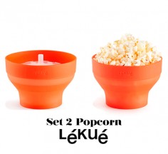 Set 2 palomitero individuales mini Popcron Lékué