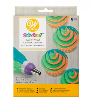 Color Swirl Wilton kit 9 piezas