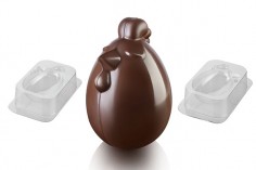 Molde para chocolate gallina Lady Cocoa 3D Silikomart