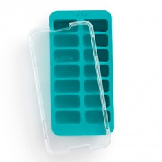 Cubitera rectangular turquesa Lékué con tapa - Casa Rex 