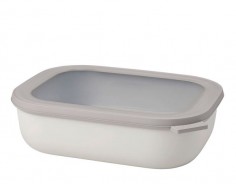 Recipiente con tapa  blanco nórdico rect.2L Cirqula Mepal