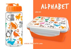 Porta meriendas para niños Alphabet iDrink 650ml 2