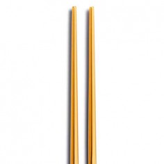 Set 2 juegos de palillos chinos dorados inox Comas 2