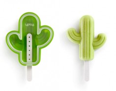 Pack 4 moldes helado cactus Lékué