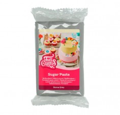 Fondant gris o pasta de azúcar gris Funcakes