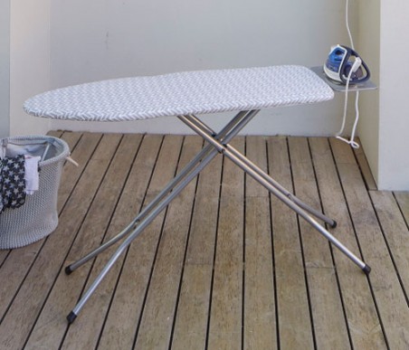 Funda elástica tabla planchar flechas gris Duett