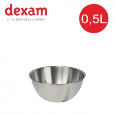 Bol acero inoxidable 0,5L /14cm Dexam - Casa Rex