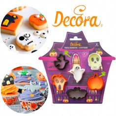 Set 6 mini cortadores de Halloween Decora  - Casa Rex

