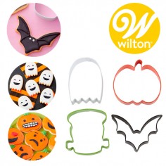Set 4 cortadores Halloween...