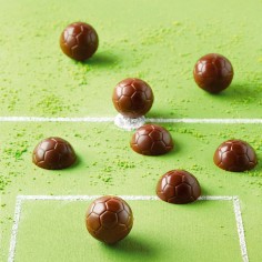 Molde mini pelotas de fútbol silicona Silikomart  2