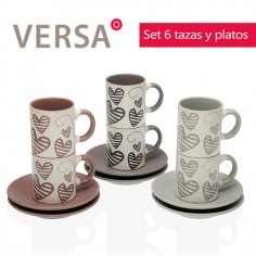 Sets de tazas para café, en fina porcelana. Color blanco. Hermosas y muy  elegantes. Vienen en sets de 4 $1,190 o en sets de 6 $1,790.…