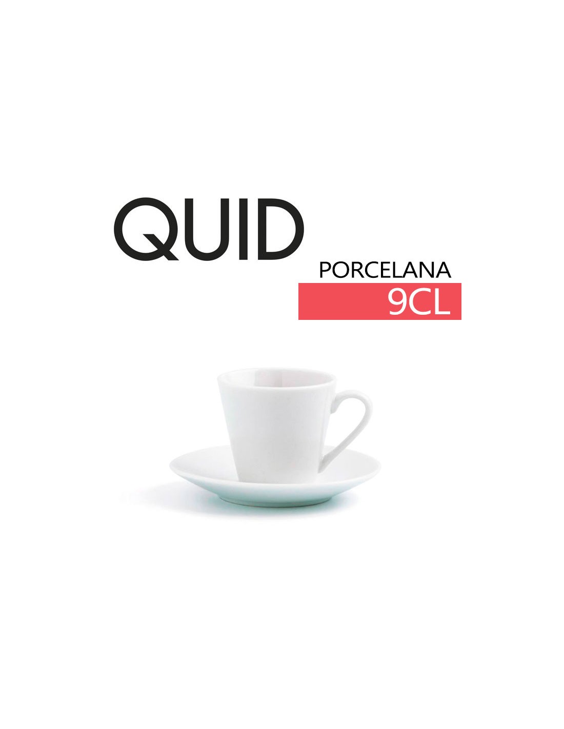 SET 6 TAZAS PARA CAFÉ DE PORCELANA CON PLATOS