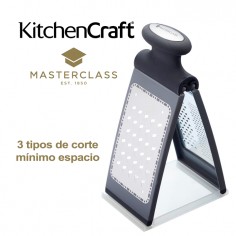Rallador 3 cortes plegable Masterclass KitchenCraft -Casa Rex