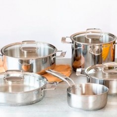 Olla acero inox Bra Signature 20cm tapa cristal -Casa Rex 2