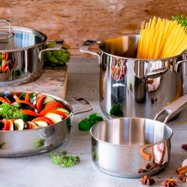 Batería cocina: Cazo acero inox Bra Signature 18cm - Casa Rex