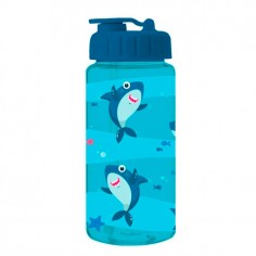 Botella reutilizable para niños tiburones iDrink