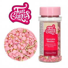 Sprinkles Medley Glamour Pink 65gr Funcakes - Casa Rex