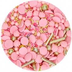 Sprinkles Medley Glamour Pink 65gr Funcakes - Casa Rex 2