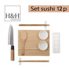 Set sushi 12p ideal para dos personas H&H - Casa Rex