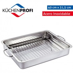 Rustidera con rejilla para horno 40x31cm Kuchenprofi - Casa Rex
