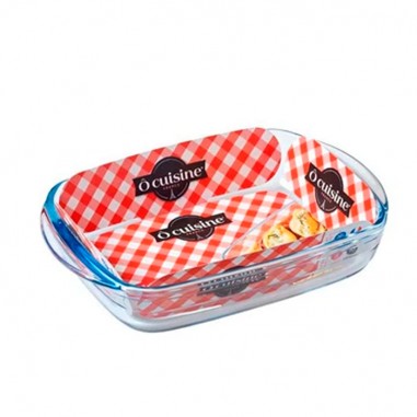 Bandeja horno borosilicato 35x20cm - Casa Rex