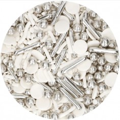 Sprinkles Medley Silver Chic 65gr Funcakes - Casa Rex 2