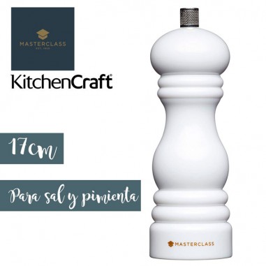 Molinillo ruedas cerámicas blanco brillante KitchenCraft - Casa Rex