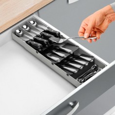 Cubertero o organizador cajones adaptable Metaltex - Casa Rex 2