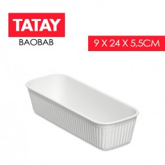 Cesto organizador Baobab 9x24x5,5cm Tatay